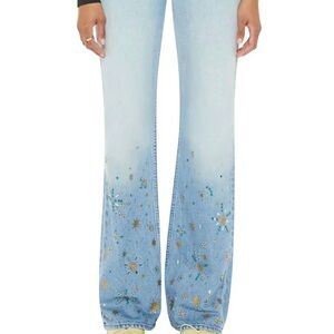 MOTHER The Bookie Heel Bootcut Jeans -
Righteous Gemstone